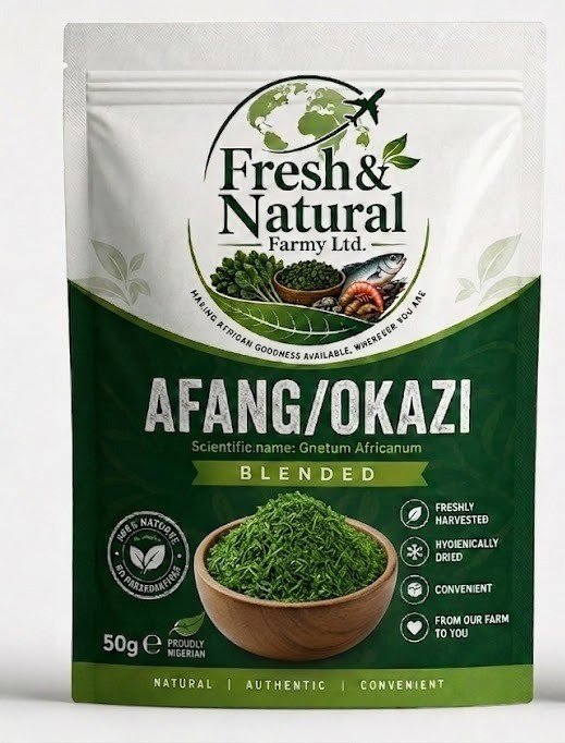 Premium Dehydrated Afang / Okazi Leaves