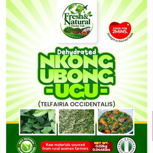 Dehydrated Nkong Ubong (Ugu / Fluted Pumpkin Leaves) – 20g